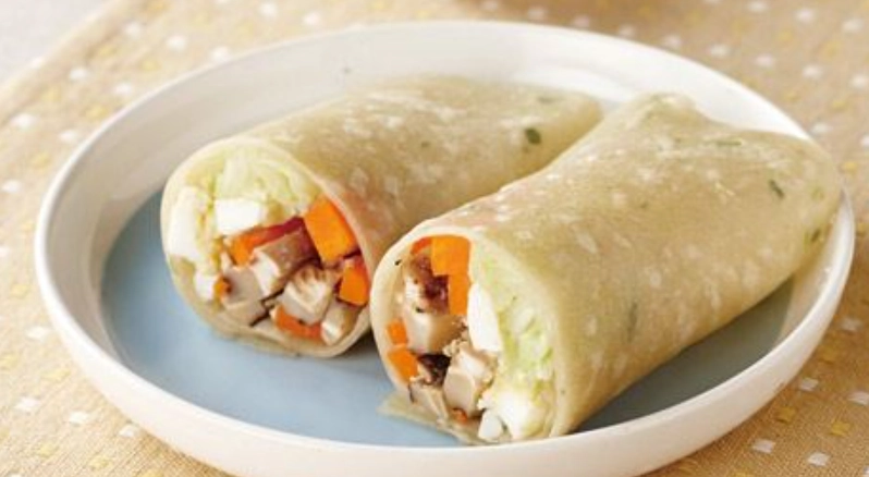 高麗菜春捲做法