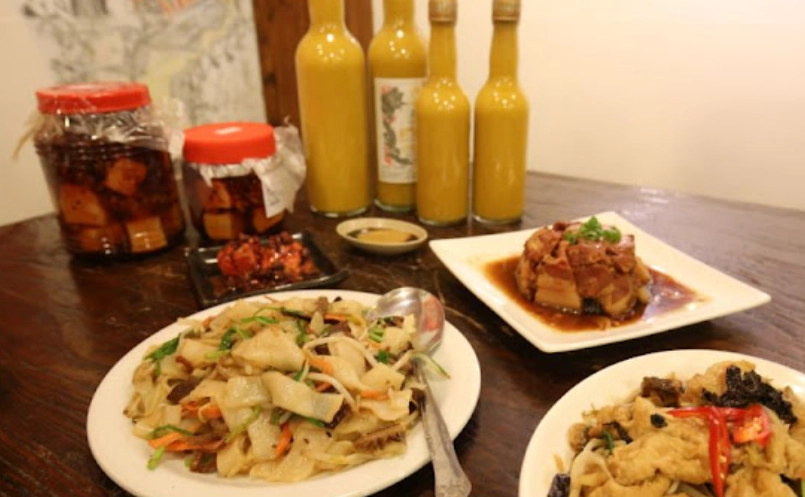 三義木雕老街美食