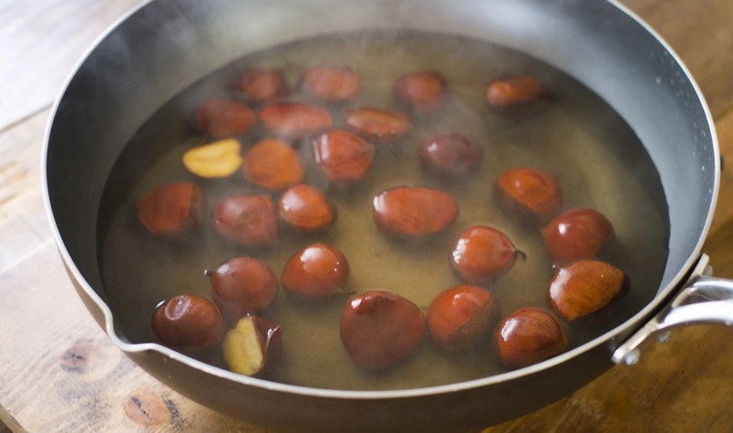 去殼栗子煮多久