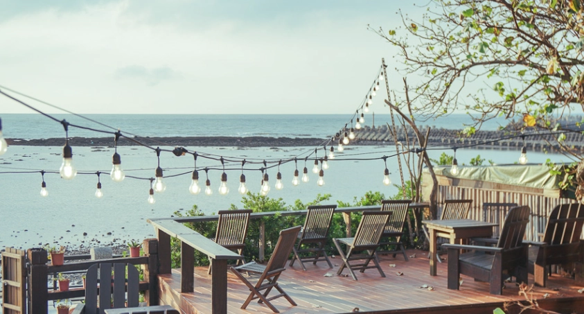 北海岸咖啡廳海景