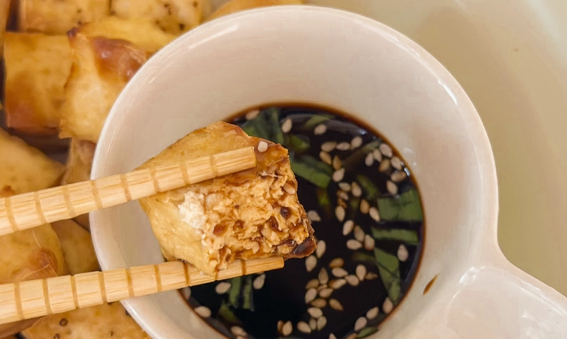氣炸豆腐沾醬