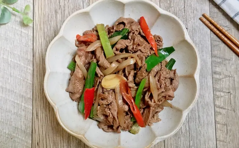 吳秉承蔥爆牛肉