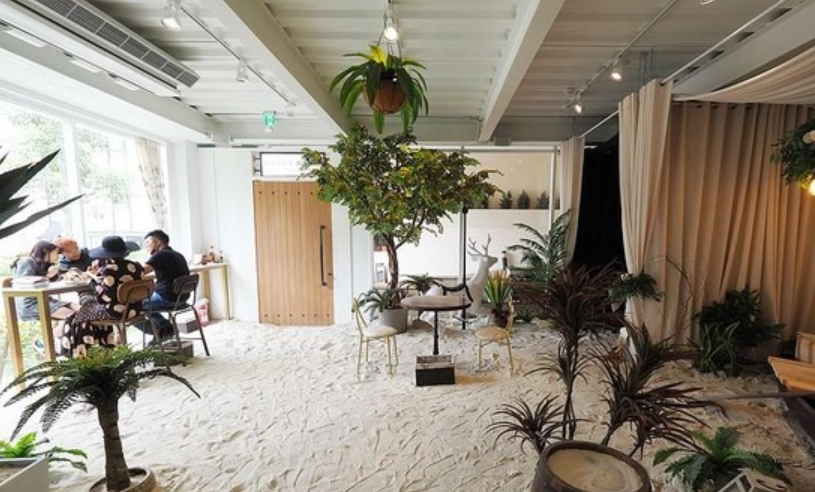 桃園觀音草漯沙丘咖啡