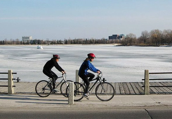 冬季自行車旅行