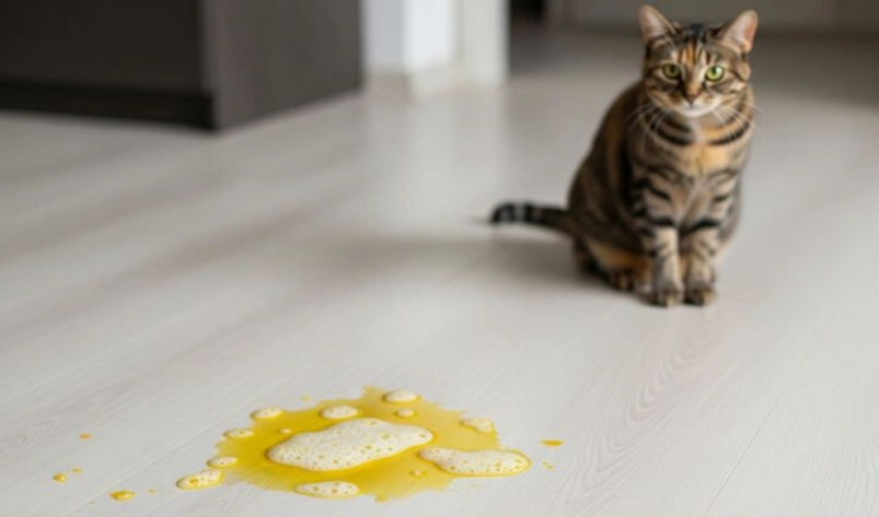 貓嘔吐黃色液體