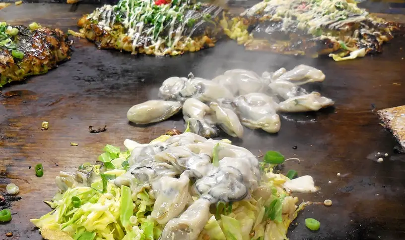 岡山車站 牡蠣燒