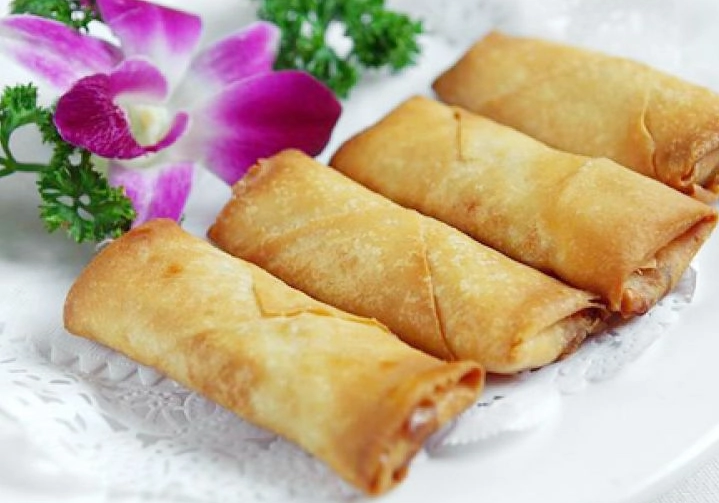 素食炸春捲做法