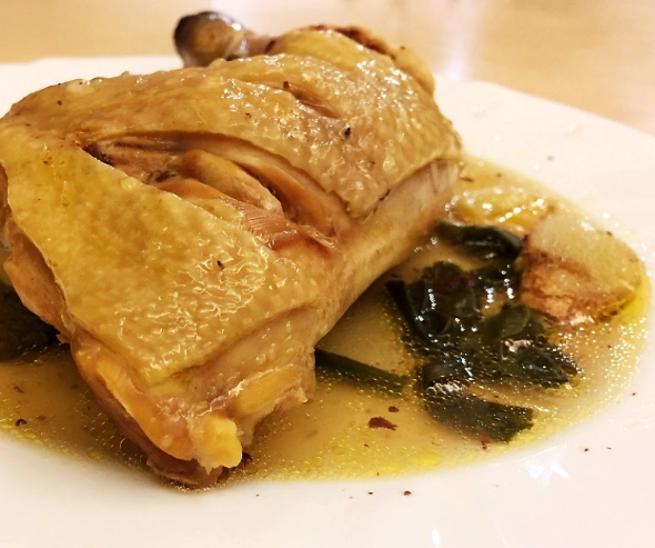 蒸雞腿料理 蒸雞腿料理