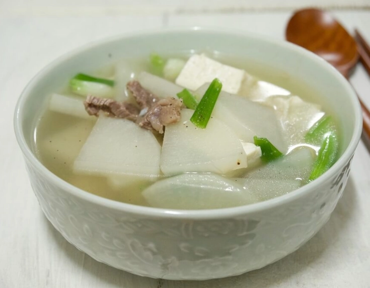 白蘿蔔陳皮茯苓生薑湯