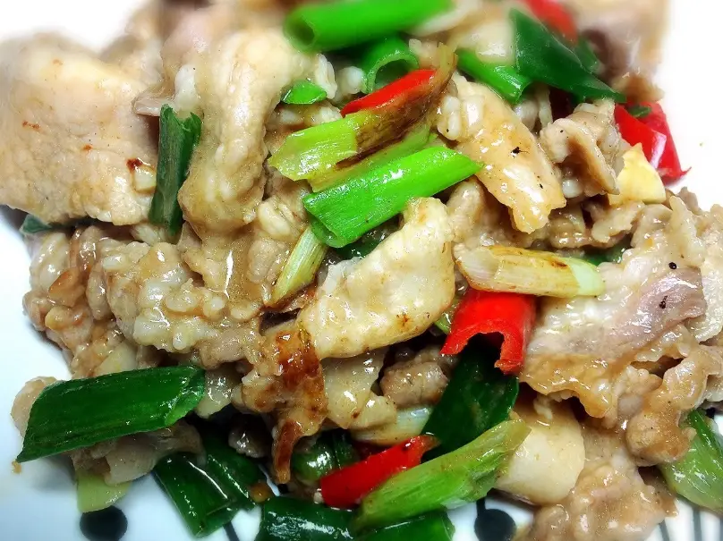 蔥爆沙茶豬肉 食譜