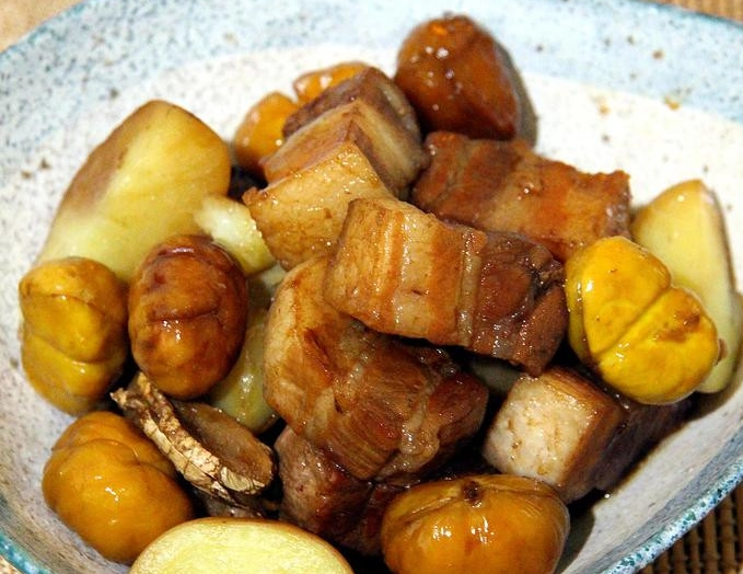 栗子肉料理