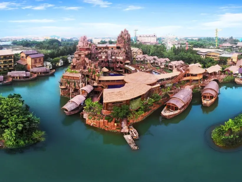 長鹿休博園停車