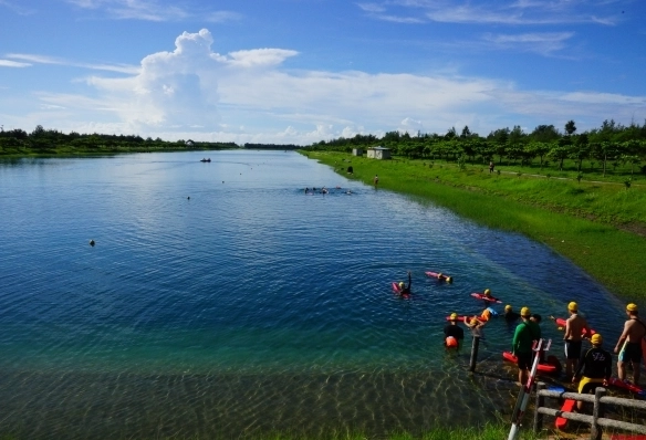 活水湖水上活動