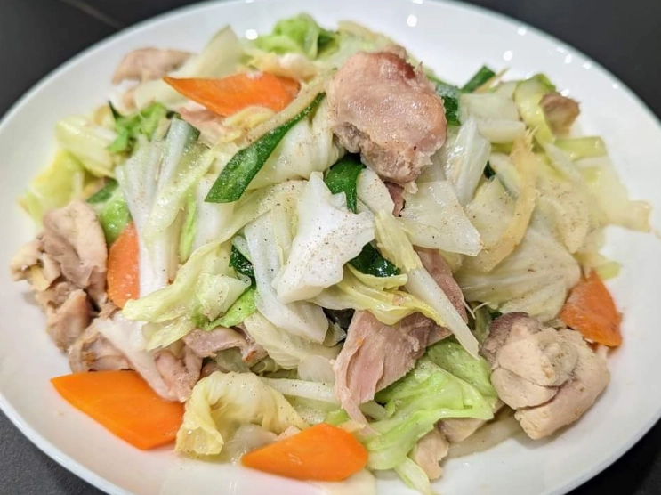 高麗菜炒雞腿肉 技巧