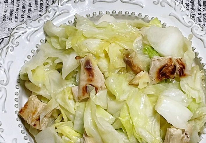 高麗菜炒雞腿肉 技巧