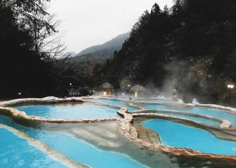 泡溫泉 順序