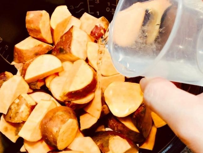 電鍋蒸地瓜技巧