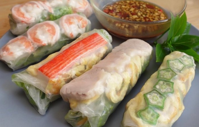 越南春捲皮料理 越南春捲皮料理