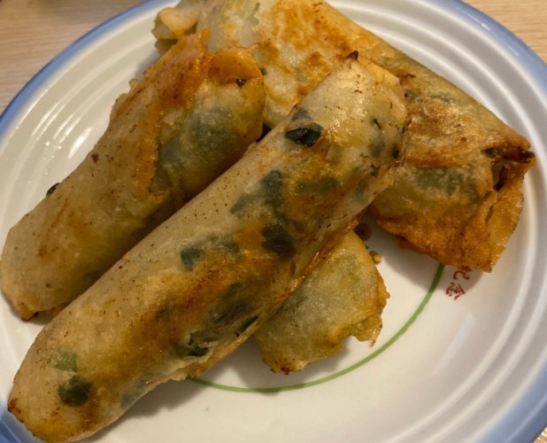 春捲皮油炸技巧