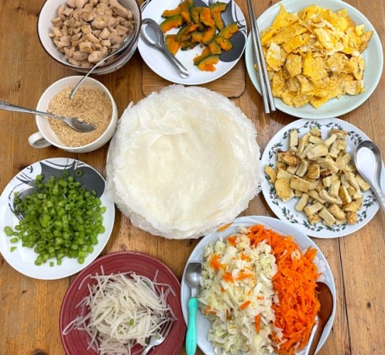 素食越南春捲做法