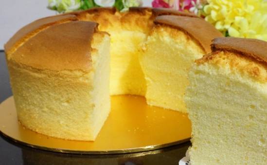 玉米粉戚風蛋糕
