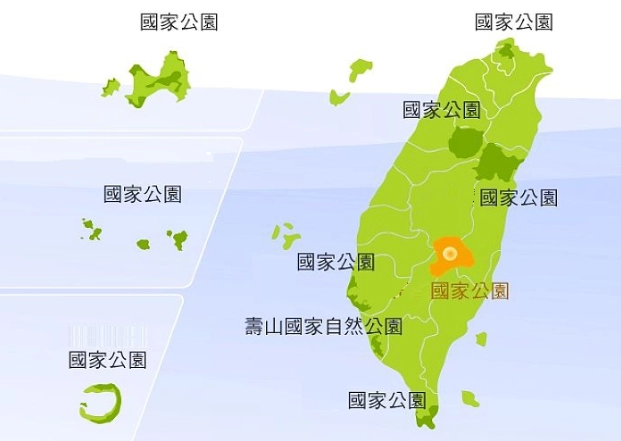 台灣國家公園比較 台灣國家公園比較