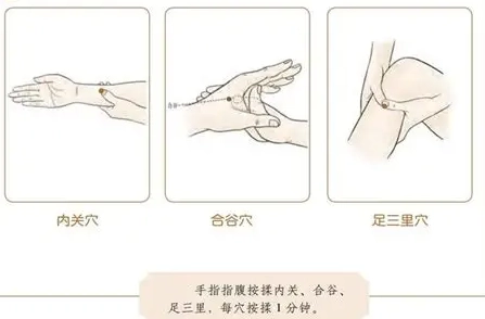 穴位按摩緩解腸胃炎