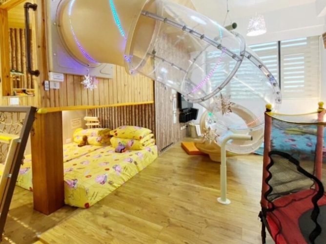 台中親子飯店溜滑梯 台中親子飯店溜滑梯