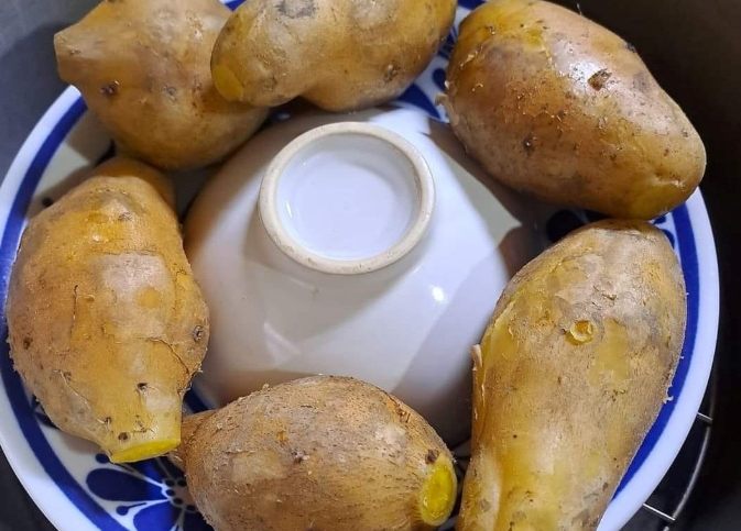 電鍋蒸地瓜技巧