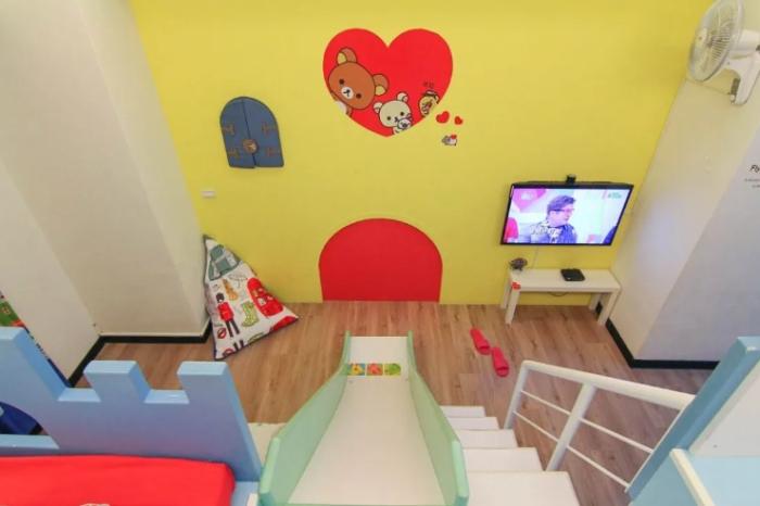 台中親子飯店溜滑梯 台中親子飯店溜滑梯