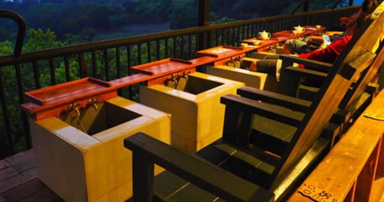 關子嶺溫泉泡腳