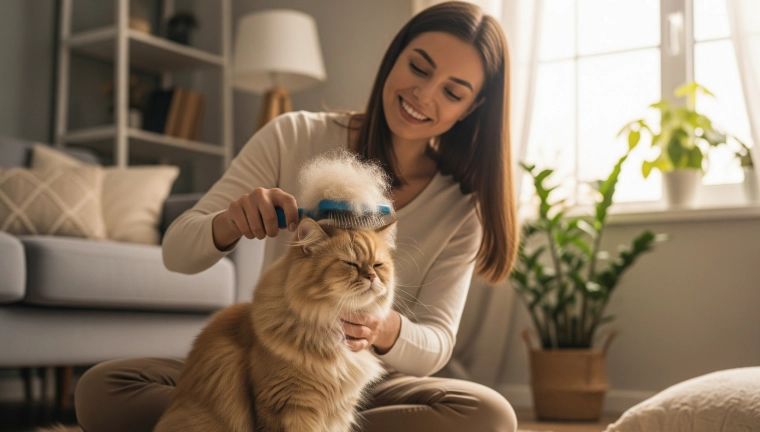 減少貓掉毛方法