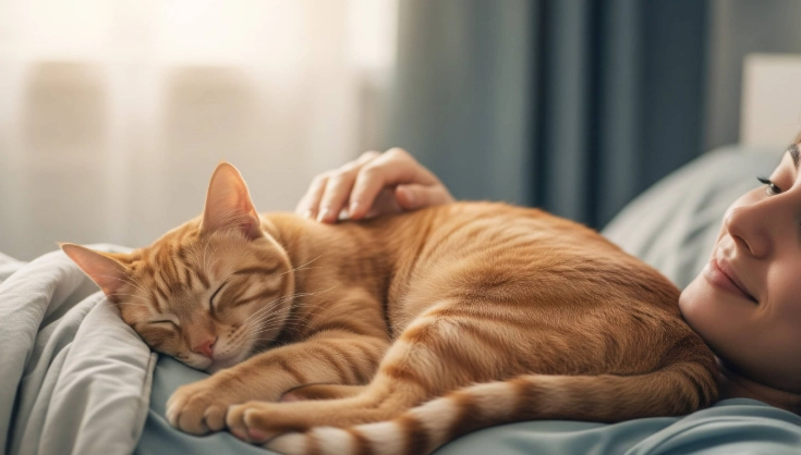 貓陪伴睡眠習慣