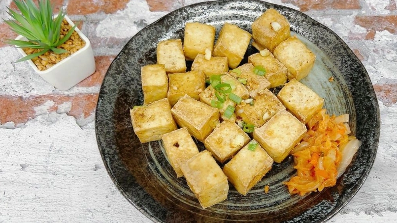 健康氣炸豆腐食譜