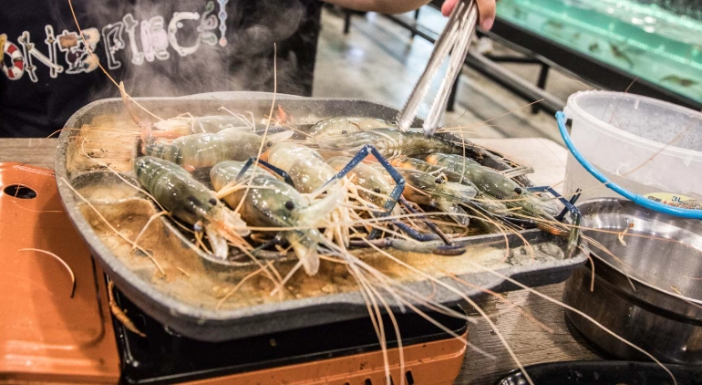 流水蝦吃到飽推薦