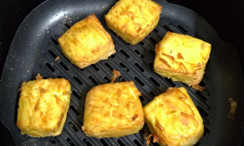 氣炸豆腐蛋做法