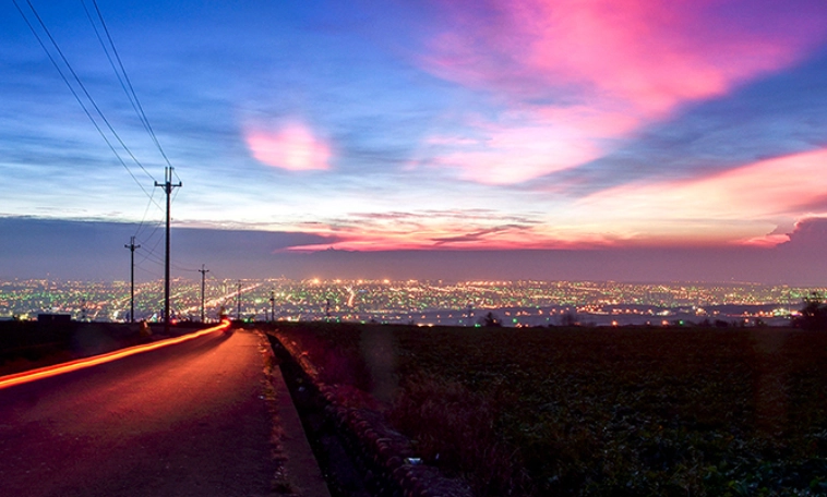台灣月老廟夜景 台灣月老廟夜景