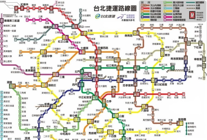 台北旅遊地圖