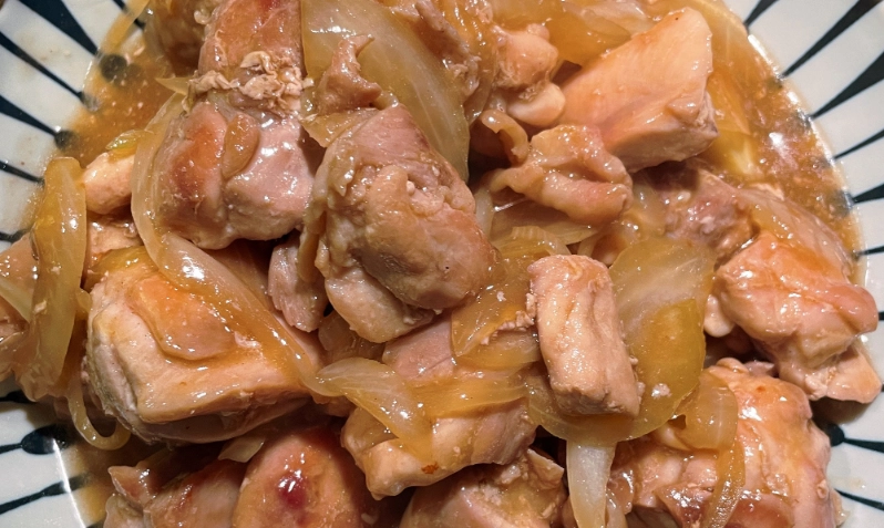 照燒雞腿洋蔥做法