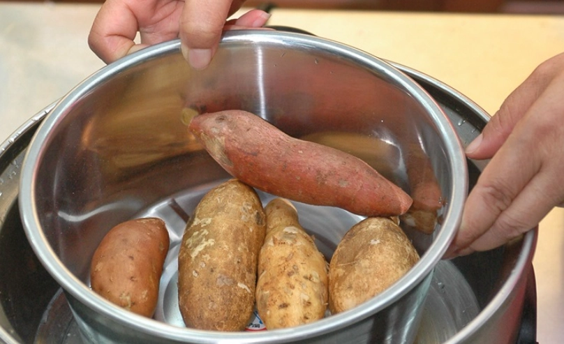 電子鍋地瓜做法