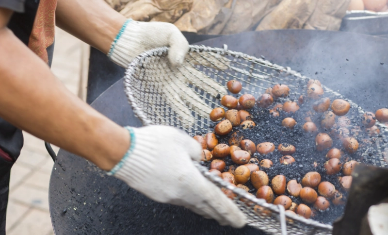 香港美食炒栗子