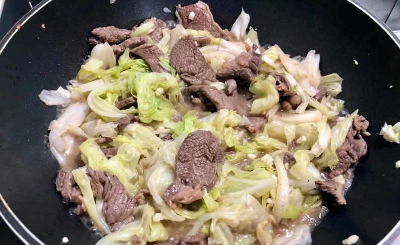 沙茶牛肉高麗菜 食譜